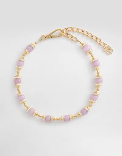 Dolce & Gabbana Necklace With Spheres In Gold