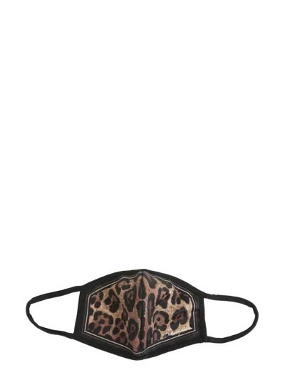 Dolce & Gabbana Neoprene Mask In Multi