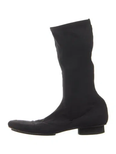 Pre-owned Dolce & Gabbana Neoprene Sock Boots In Black