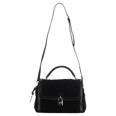 Pre-owned Dolce & Gabbana New Black Macrame Bag