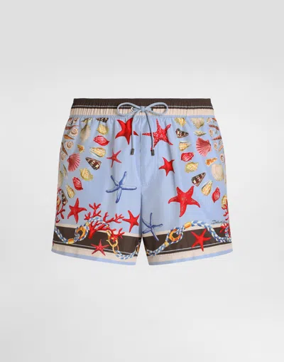 Dolce & Gabbana New Boxer Corto In Multi