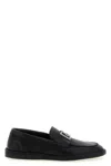 Dolce & Gabbana Men Leather Loafers In Black