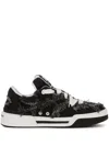 Dolce & Gabbana Denim New Roma Sneakers In Black