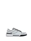 Dolce & Gabbana New Roma Leather Low-top Sneakers In White