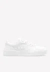 Dolce & Gabbana New Roma Perforated Leather Sneakers In White