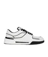 Dolce & Gabbana New Roma Leather Sneakers In White