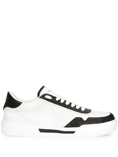 DOLCE & GABBANA NEW ROMA PANELLED SNEAKERS