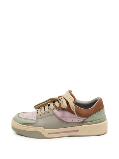 Pre-owned Dolce & Gabbana New Roma Sneakers In Gray