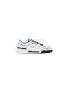 Dolce & Gabbana New Roma Leather Low-top Sneakers In White