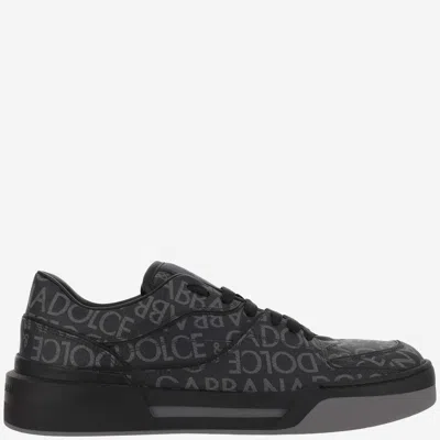 Dolce & Gabbana New Rome Sneakers In Black