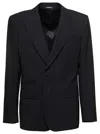 Dolce & Gabbana Tailored Black Jacket With Notch Lapel In Black
