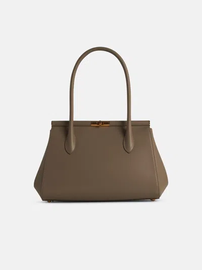 Dolce & Gabbana 'new Sicily' Beige Leather Bag