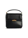 Dolce & Gabbana 'new Sicily' Black Leather Crossbody Bag Women
