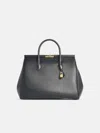 Dolce & Gabbana 'new Sicily' Black Leather Bag In Black