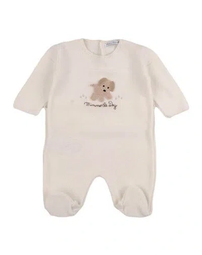 Dolce & Gabbana Newborn Boy Baby Jumpsuits & Overalls Ivory Size 3 Cashmere In White