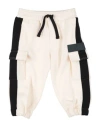 Dolce & Gabbana Newborn Boy Pants Cream Size 3 Cotton, Polyester
