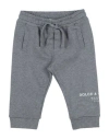 Dolce & Gabbana Newborn Boy Pants Grey Size 3 Cotton, Polyamide In Grey
