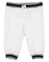 Dolce & Gabbana Newborn Boy Pants Ivory Size 3 Cotton, Elastane In White