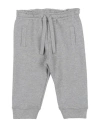 Dolce & Gabbana Newborn Boy Pants Light Grey Size 3 Cotton In Gray