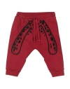 Dolce & Gabbana Newborn Boy Pants Red Size 3 Cotton In Red