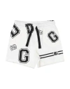 Dolce & Gabbana Interlock Jogging Shorts With Dg Logo Print