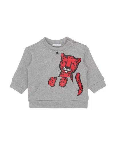 Dolce & Gabbana Babies' Sweatshirts In Grey