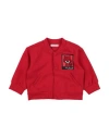 DOLCE & GABBANA DOLCE & GABBANA NEWBORN BOY SWEATSHIRT RED SIZE 3 COTTON, ELASTANE, VISCOSE