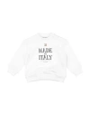 Dolce & Gabbana Newborn Boy Sweatshirt White Size 3 Cotton, Elastane In White