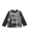 Dolce & Gabbana Newborn Boy T-shirt Lead Size 3 Cotton, Silk, Polyester In Grey