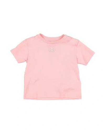 Dolce & Gabbana Babies'  Newborn Boy T-shirt Pink Size 3 Cotton