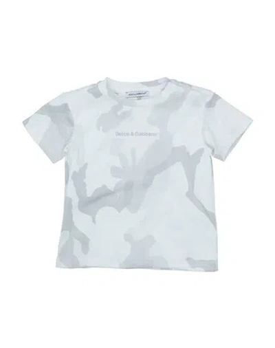 Dolce & Gabbana Babies'  Newborn Boy T-shirt White Size 3 Cotton, Viscose, Polyurethane
