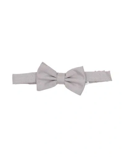 Dolce & Gabbana Babies'  Newborn Boy Ties & Bow Ties Light Grey Size - Virgin Wool, Silk