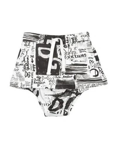 Dolce & Gabbana Babies'  Newborn Girl Shorts & Bermuda Shorts White Size 3 Cotton