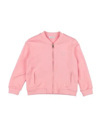 Dolce & Gabbana Babies'  Newborn Girl Sweatshirt Pink Size 3 Cotton