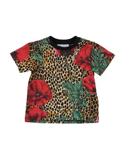 Dolce & Gabbana Babies'  Newborn Girl T-shirt Red Size 3 Cotton