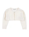 Dolce & Gabbana Newborn Girl Wrap Cardigans Beige Size 3 Silk, Polyester In Beige