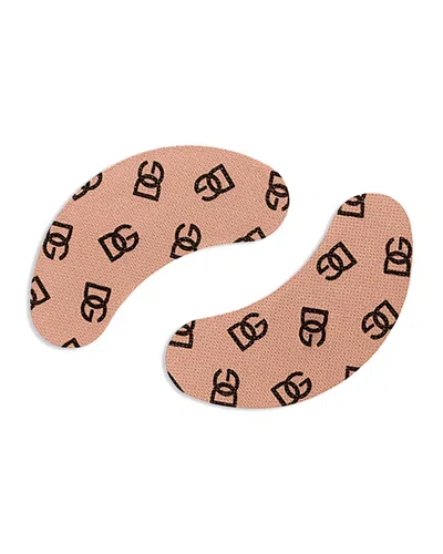Dolce & Gabbana No Puff Caffeine Eye Patches In Brown