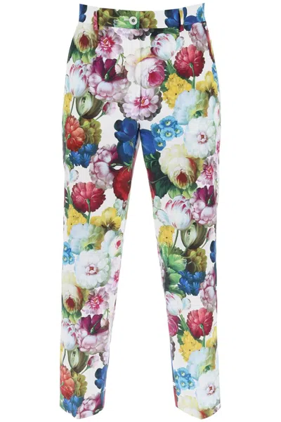 DOLCE & GABBANA DOLCE & GABBANA NOCTURNAL FLOWER CIGARETTE PANTS