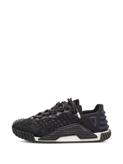 Pre-owned Dolce & Gabbana Ns1 Low-top Sneakers In Black