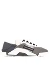 Dolce & Gabbana Ns1 Mesh-panelled Ridged-sole Sneakers In Gray