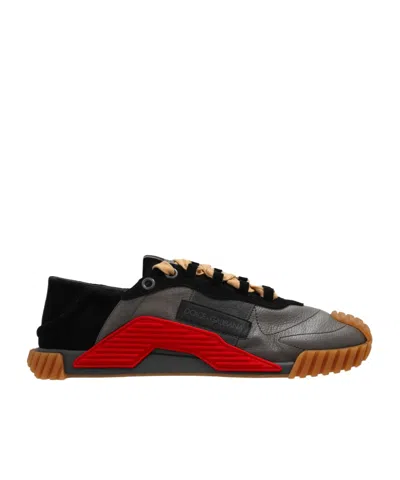 DOLCE & GABBANA DOLCE  GABBANA NS1 LOGO PATCH SNEAKERS