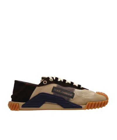 DOLCE & GABBANA DOLCE  GABBANA NS1 LOGO PATCH SNEAKERS