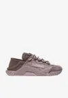 Dolce & Gabbana Ns1 Slip-on Mixed Materials Sneakers In Brown