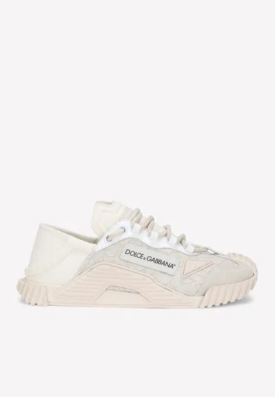 DOLCE & GABBANA NS1 SLIP-ON SNEAKERS IN MIXED MATERIALS,CK1837 AX372 80005