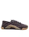 Dolce & Gabbana Ns1 Suede Sneakers Lead Grey Color In Grey