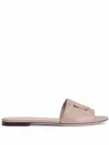 Dolce & Gabbana Piink Leather Millennials Flats