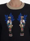 Dolce & Gabbana Nutcracker-patch Sweater In Black