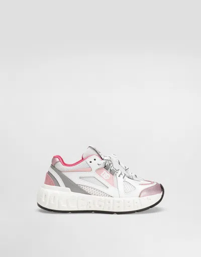 DOLCE & GABBANA NYLON AND MESH SNEAKERS