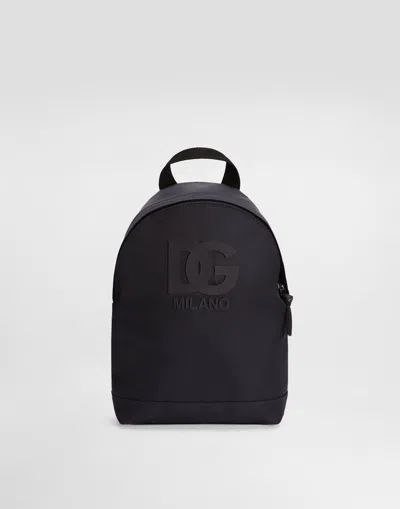 Dolce & Gabbana Kids' Nylon Backpack With Logo