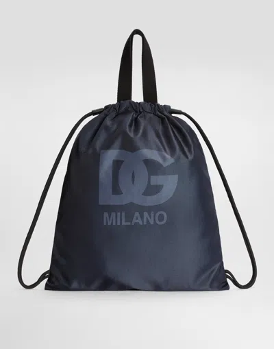 Dolce & Gabbana Kids' Nylon Backpack With Logo